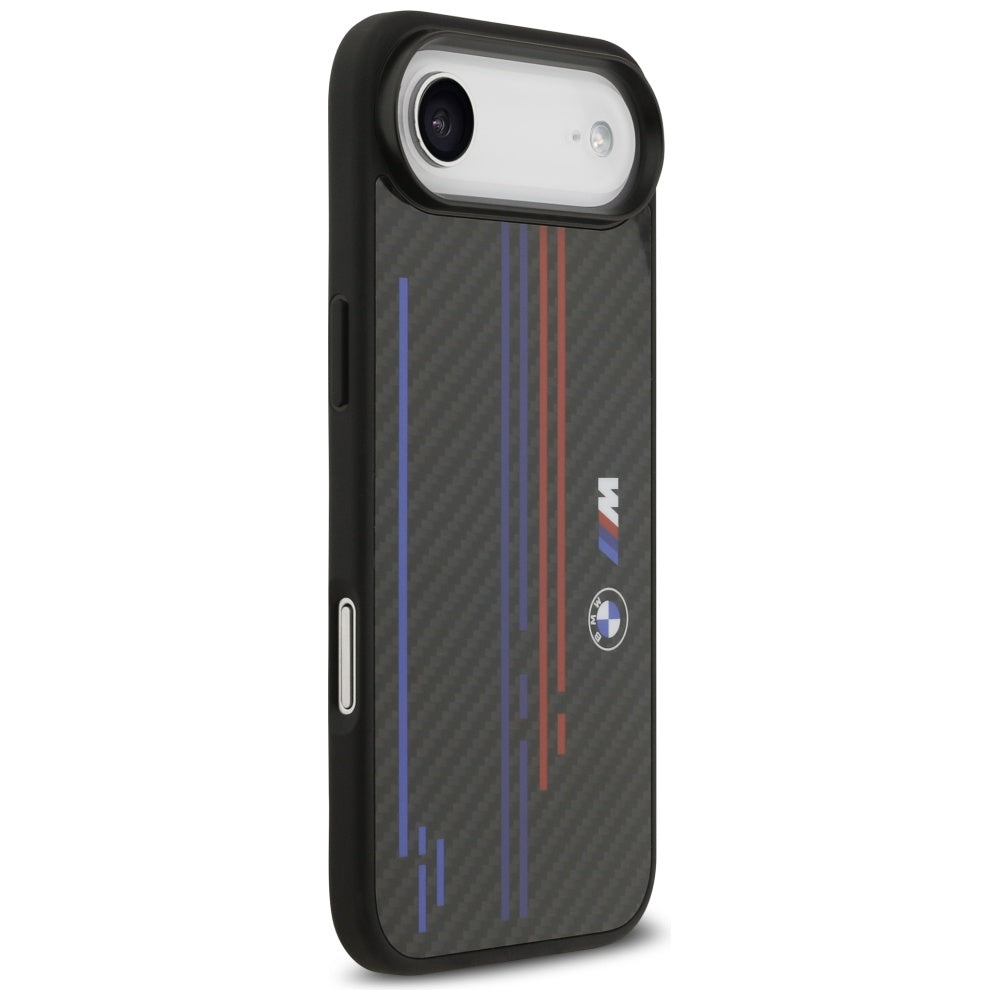BMW BMHMP17M25CFSTSK M Kevlar Lines & Logo MagSafe Case for iPhone 17 Pro Air Black
