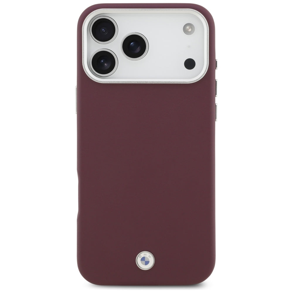 BMW BMHMP17X23PUFWR Sign Full Wrapped Metal MagSafe Case for iPhone 17 Pro Max Red