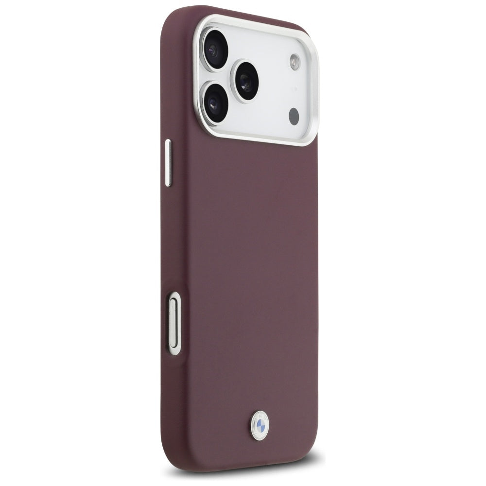 BMW BMHMP17X23PUFWR Sign Full Wrapped Metal MagSafe Case for iPhone 17 Pro Max Red
