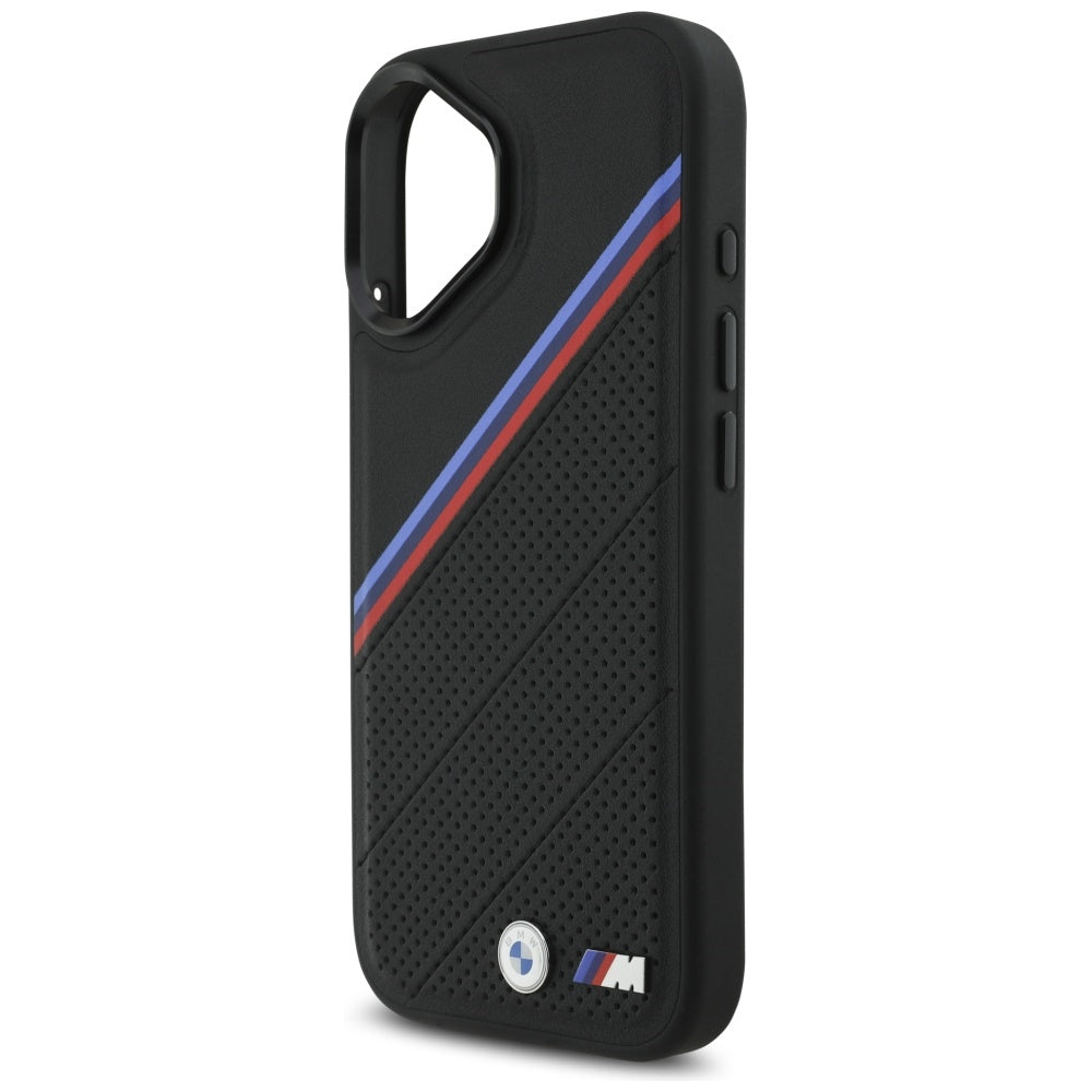 BMW BMHMP17S25PCSPEK M Tricolor Metal Logo MagSafe Case for iPhone 17 black