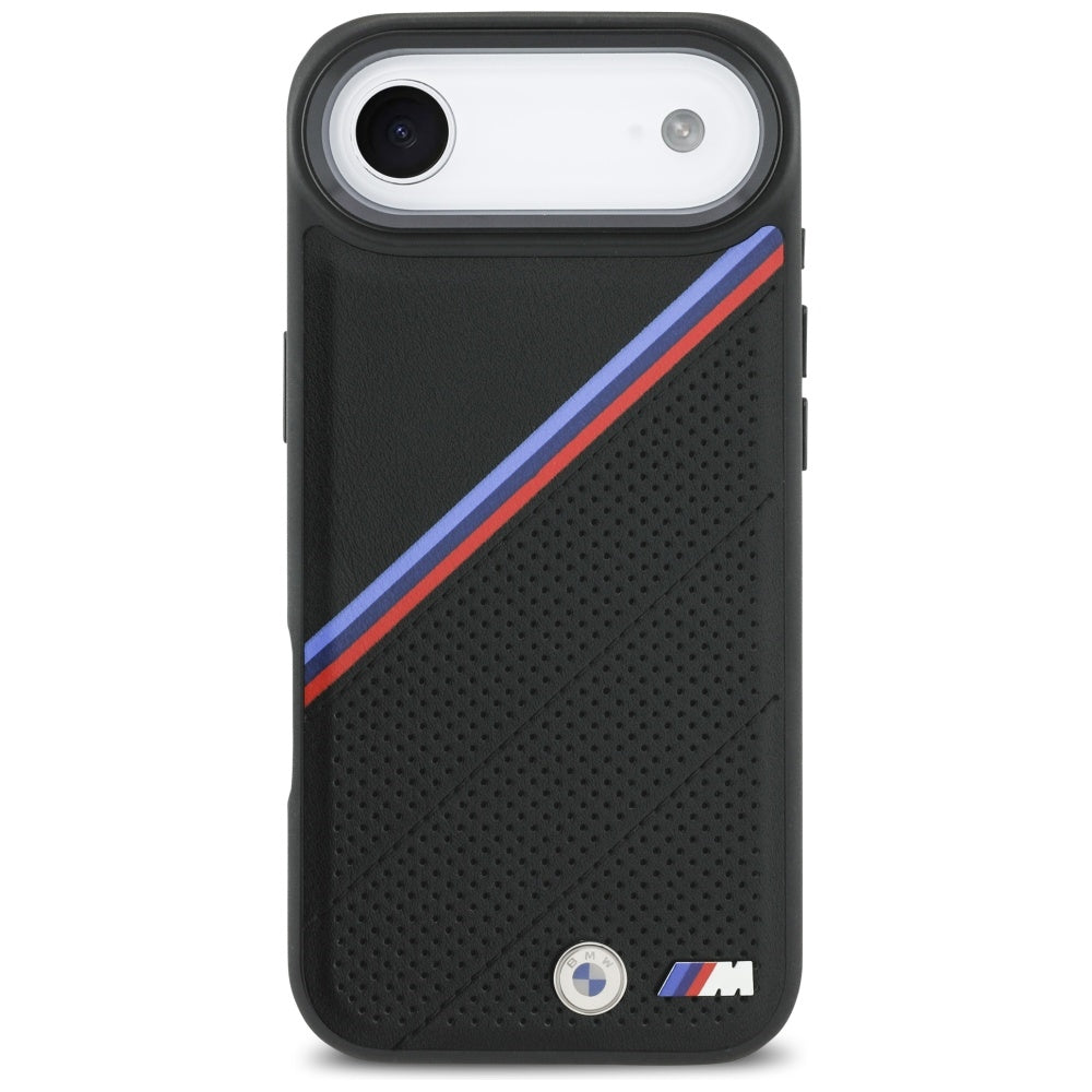 BMW M Tricolor Metal Logo MagSafe Case for iPhone 17 Air black