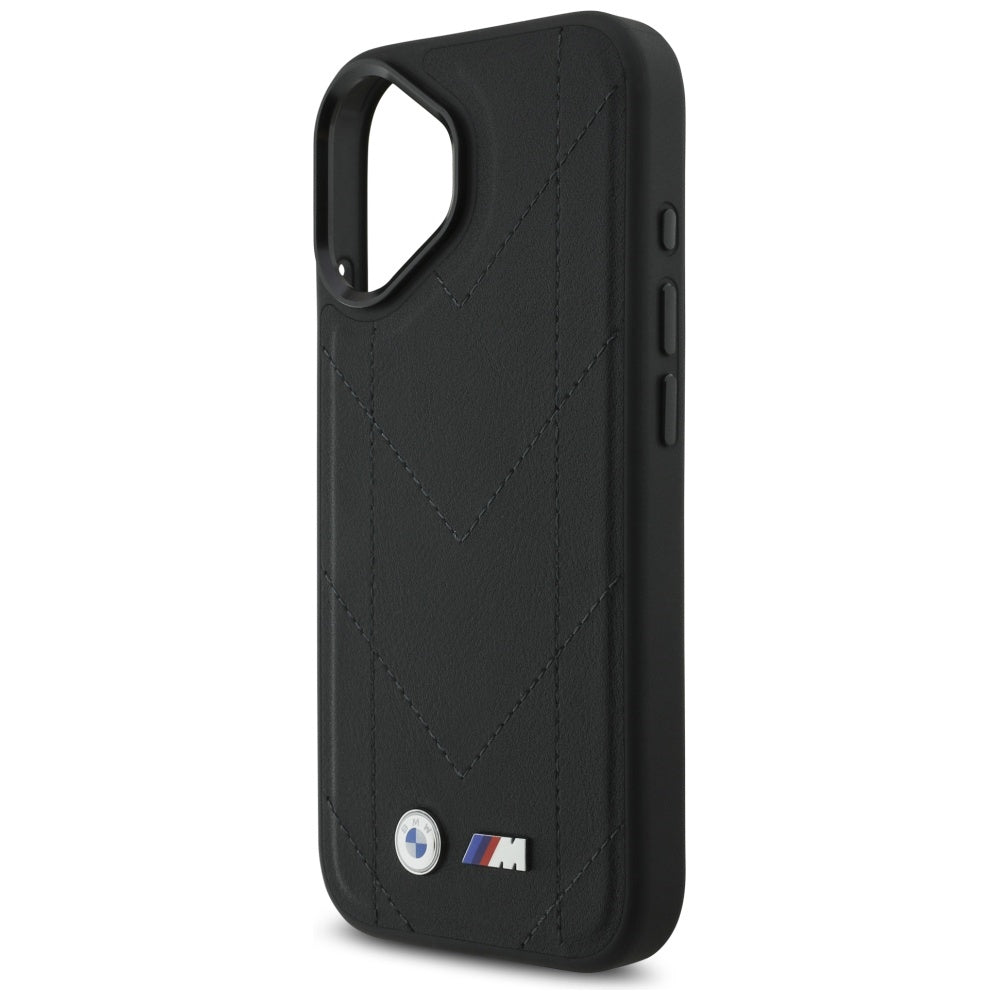 BMW BMHMP17S25PSECHK M Quilted Logo MagSafe Case for  iPhone 17 black