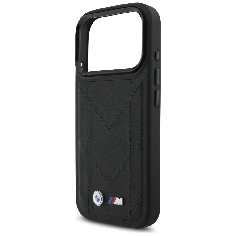 BMW M Quilted Logo MagSafe Case for  iPhone 17 Pro black