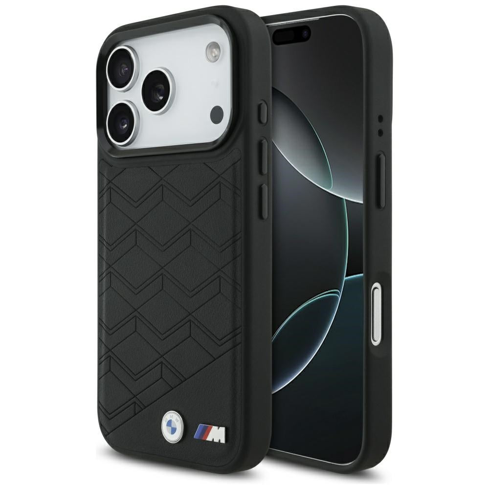 Custodia BMW M Logo Tricolore Con MagSafe Per IPhone 17 6.3'' - Nero