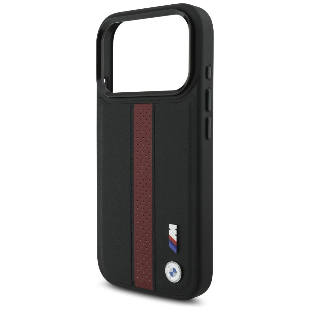 BMW M Perforated Stripe Logo MagSafe Case for  iPhone 17 Pro Red