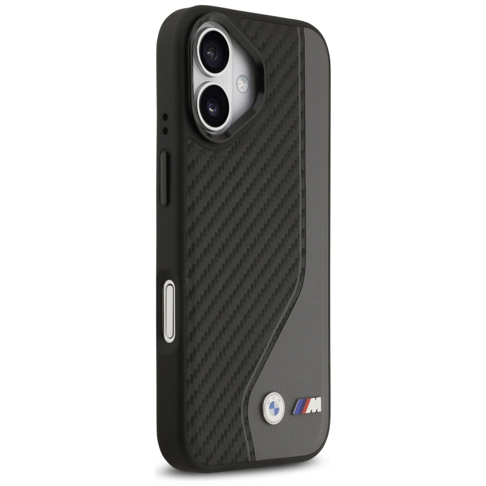 BMW BMHMP17S25PCCSCAK M Carbon Line & Logo MagSafe Case for iPhone 17 anthracite