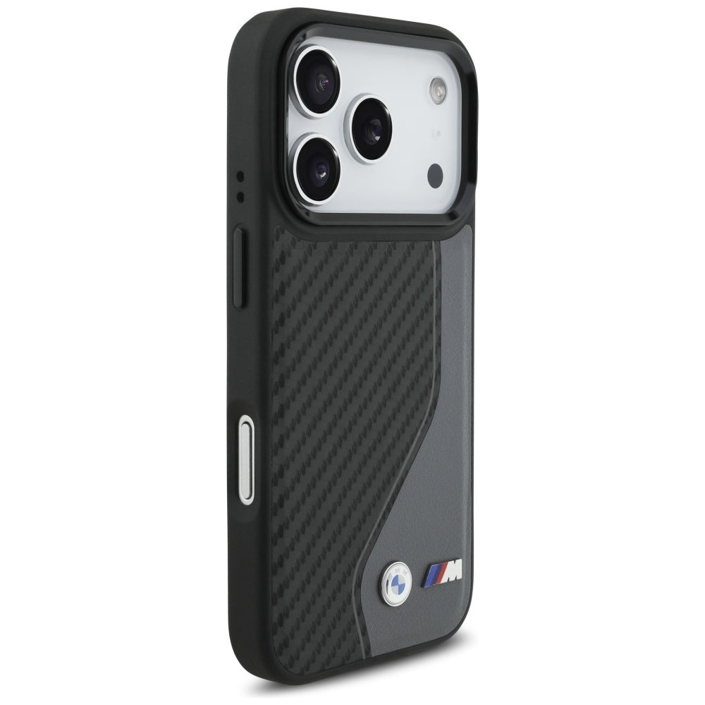 BMW BMHMP17L25PCCSCAK M Carbon Line & Logo MagSafe Case for iPhone 17 Pro anthracite