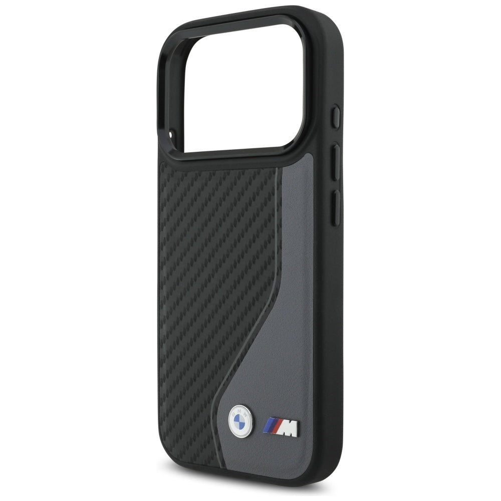 BMW BMHMP17L25PCCSCAK M Carbon Line & Logo MagSafe Case for iPhone 17 Pro anthracite