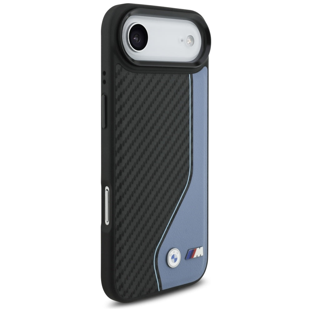 BMW BMHMP17M25PCCSCBK M Carbon Line & Logo MagSafe Case for iPhone 17 Air Blue