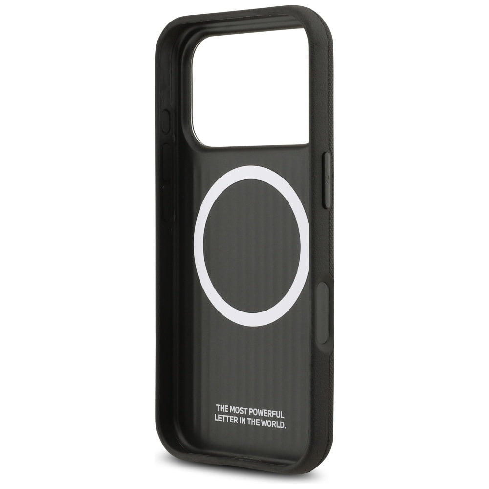 BMW BMHMP17L25PFWSMK M FW Metal Logo MagSafe Case for iPhone 17 Pro Black