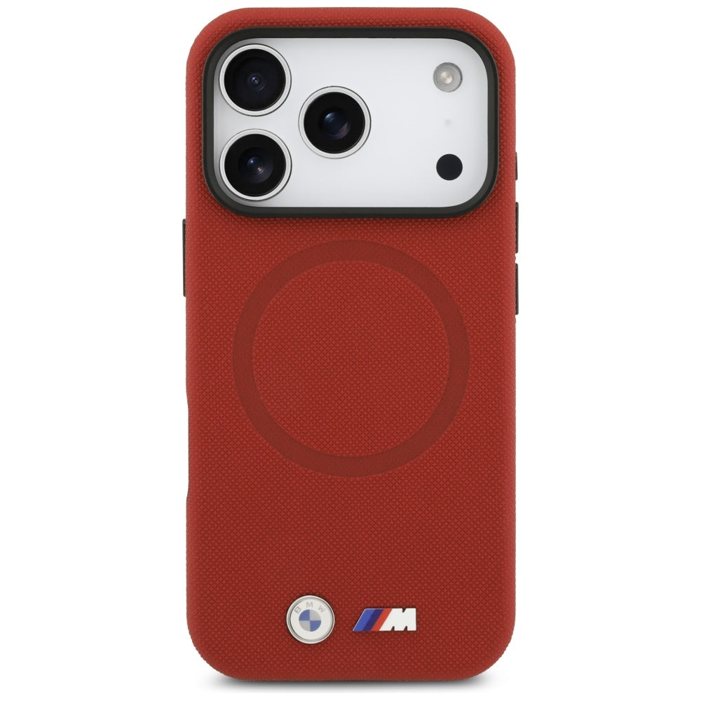 BMW BMHMP17L25PFWSMR M FW Metal Logo MagSafe Case for iPhone 17 Pro Red