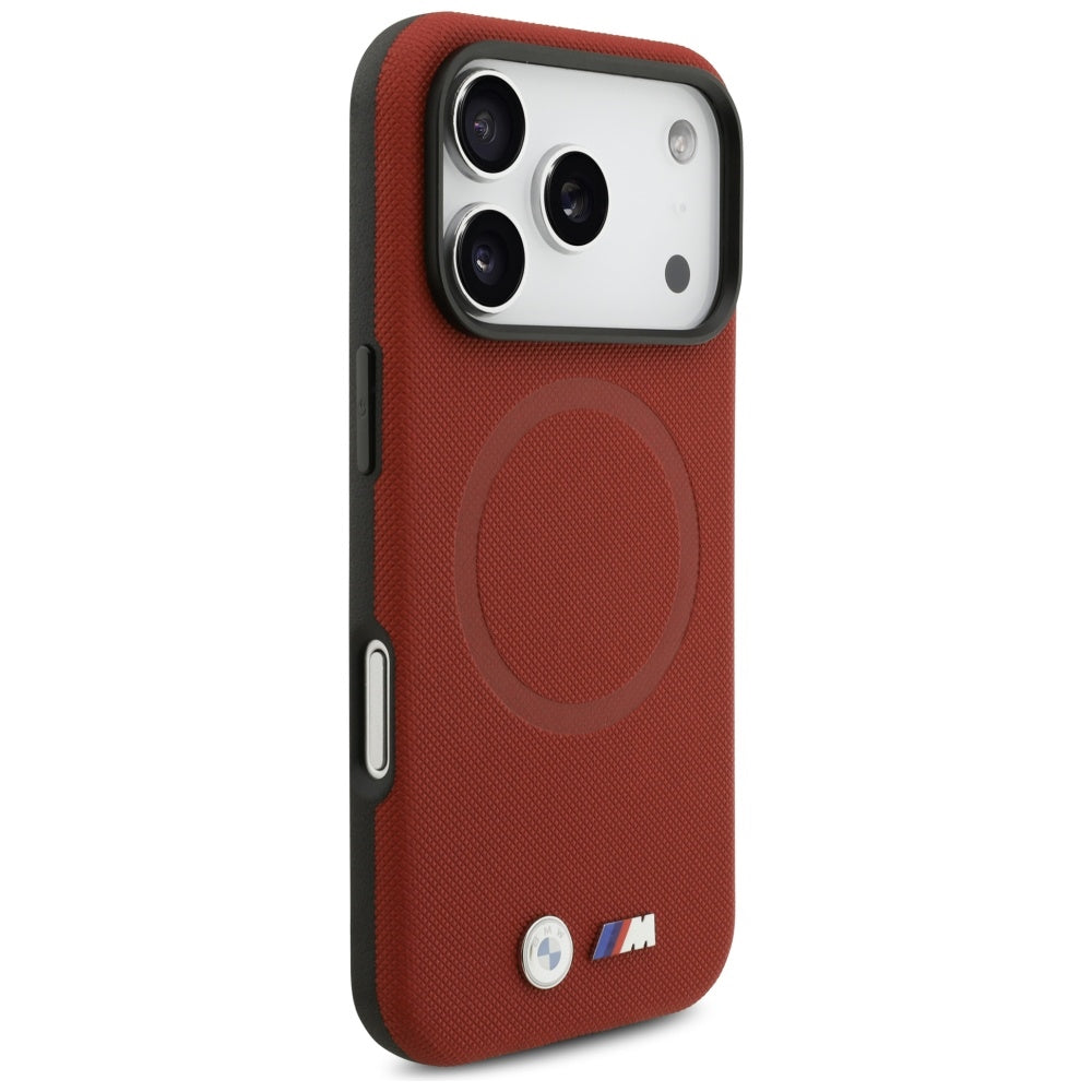 BMW BMHMP17L25PFWSMR M FW Metal Logo MagSafe Case for iPhone 17 Pro Red