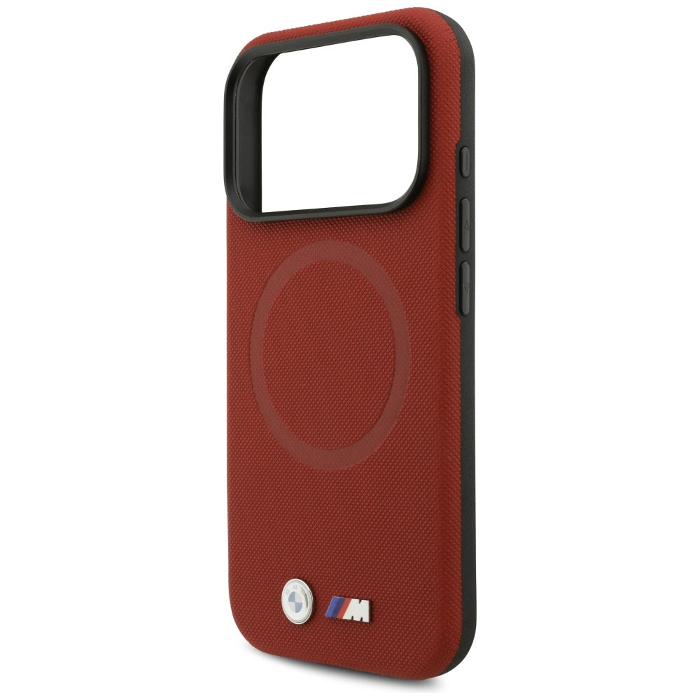 BMW BMHMP17L25PFWSMR M FW Metal Logo MagSafe Case for iPhone 17 Pro Red