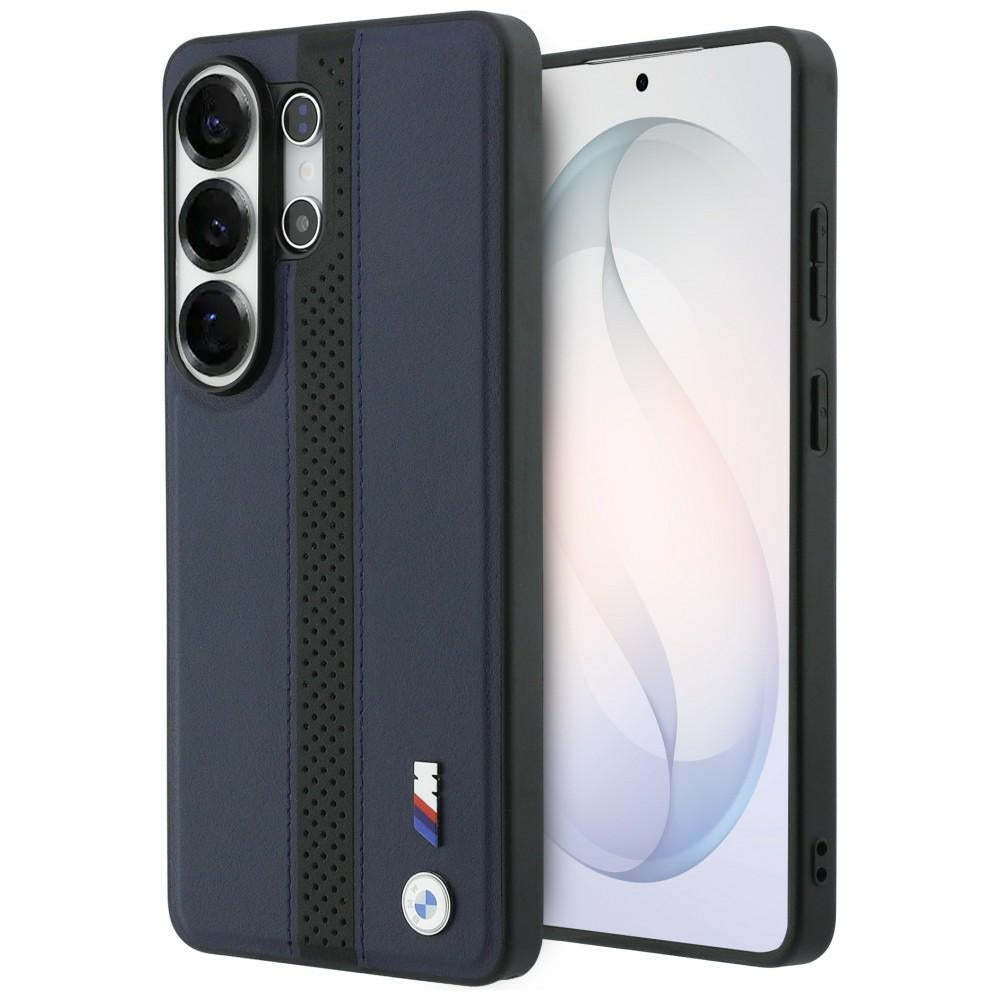 BMW BMHMS26L25PCPSVK Perforated Stripe Logo MagSafe for Samsung Galaxy S26 Ultra navy blue