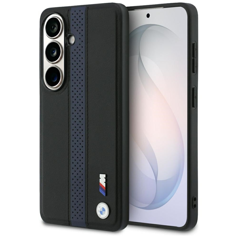 BMW BMHMS26S25PCPSKB Perforated Stripe Logo MagSafe for Samsung Galaxy S26 blue