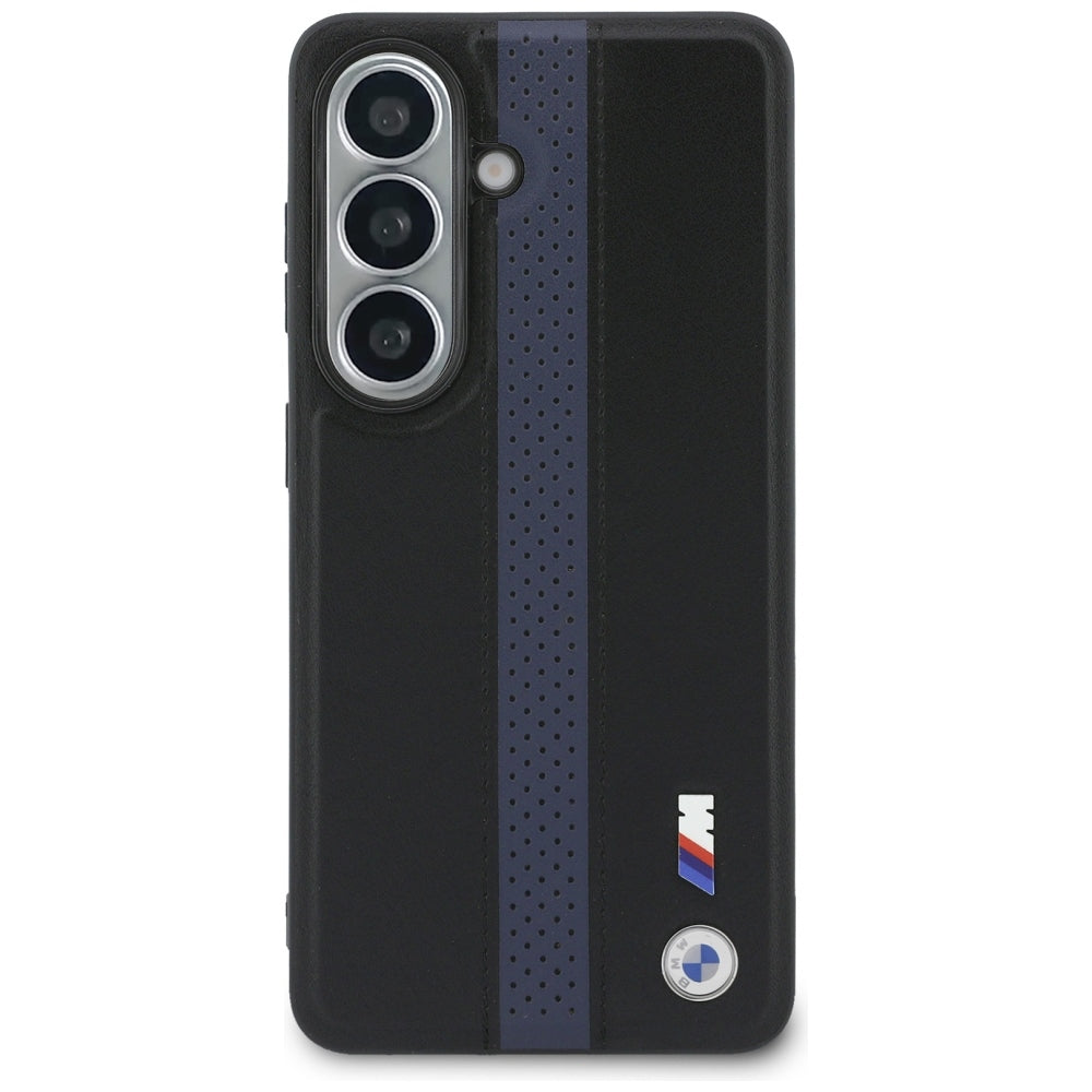 BMW BMHMS26S25PCPSKB Perforated Stripe Logo MagSafe for Samsung Galaxy S26 blue