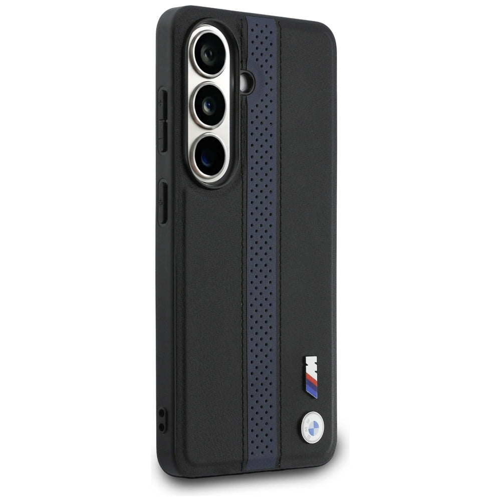 BMW BMHMS26S25PCPSKB Perforated Stripe Logo MagSafe for Samsung Galaxy S26 blue