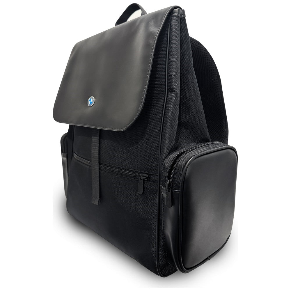 BMW Backpack Side Pockets Metal logo 15" black