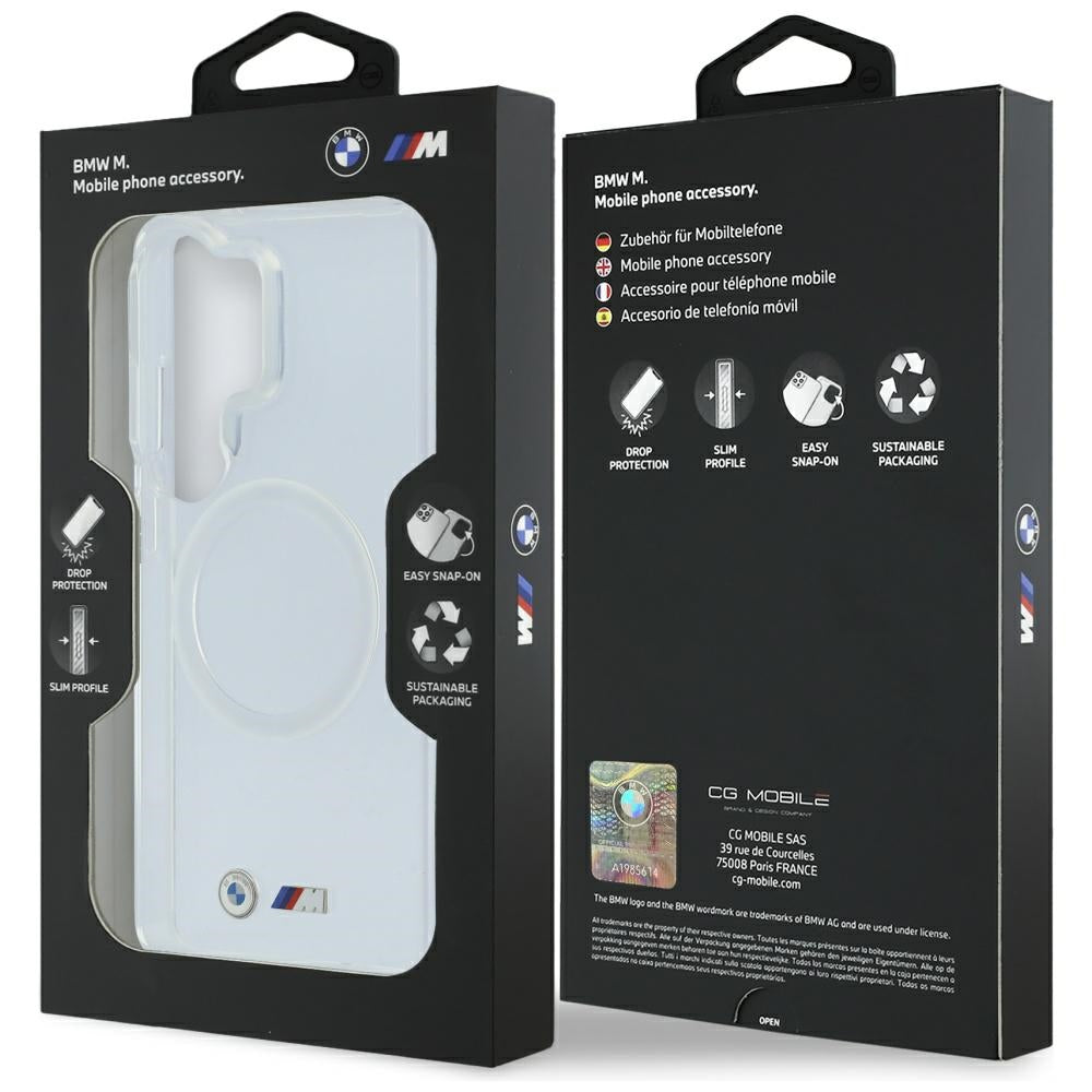 BMW BMHMS26L25HSMLKT IML Shockproof Metal Logo MagSafe for Samsung Galaxy S26 Ultra transparent