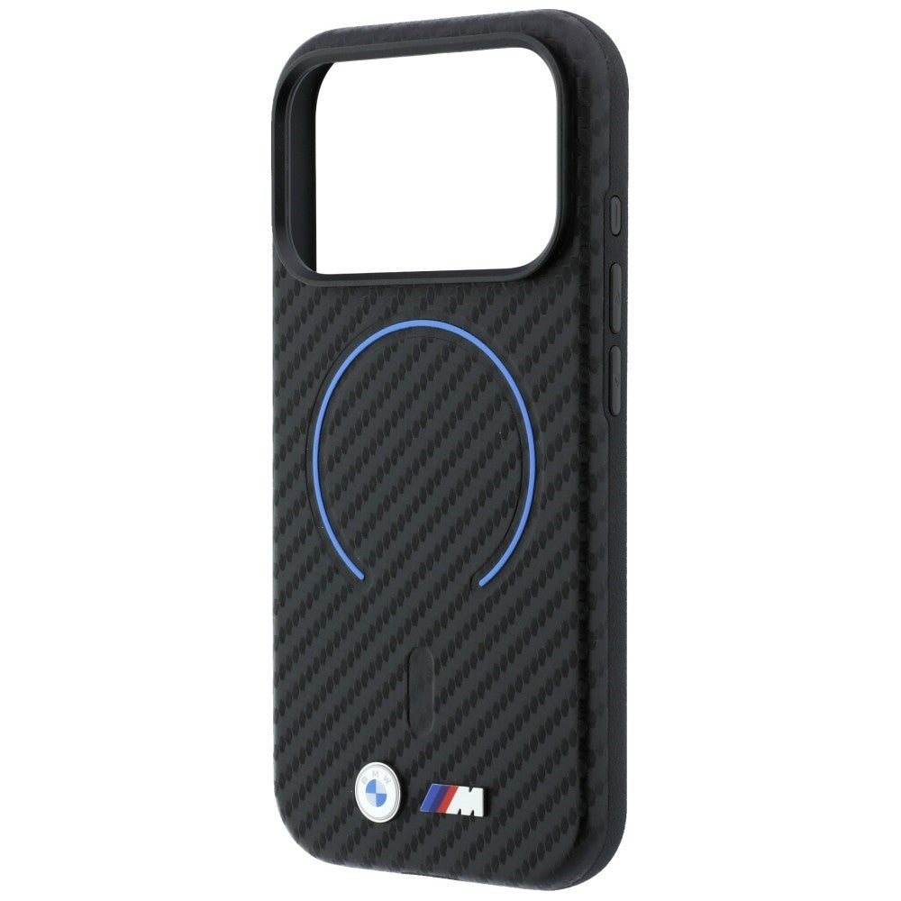 BMW BMHMP18L26SWPCMKB M Carbon Printed Ring MagSafe case for iPhone 18 Pro / 17 Pro Black