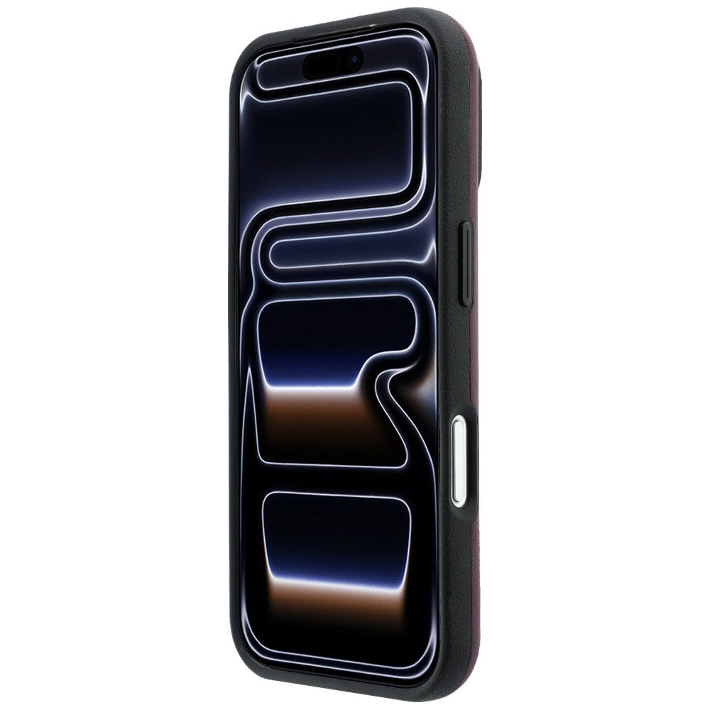 BMW BMHMP18L26SWPPER M Blue Perfo Metal Logo MagSafe for iPhone 18 Pro / 17 Pro burgundy