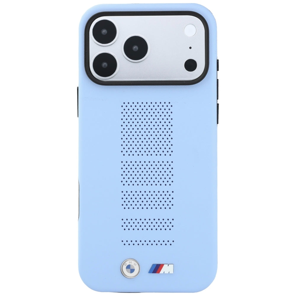 BMW BMHMP18X26SWPPEB M Blue Perfo Metal Logo MagSafe for iPhone 18 Pro max / 17 Pro Max Blue