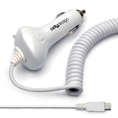 CAR CHARGER MICRO USB 1A/5W WHITE