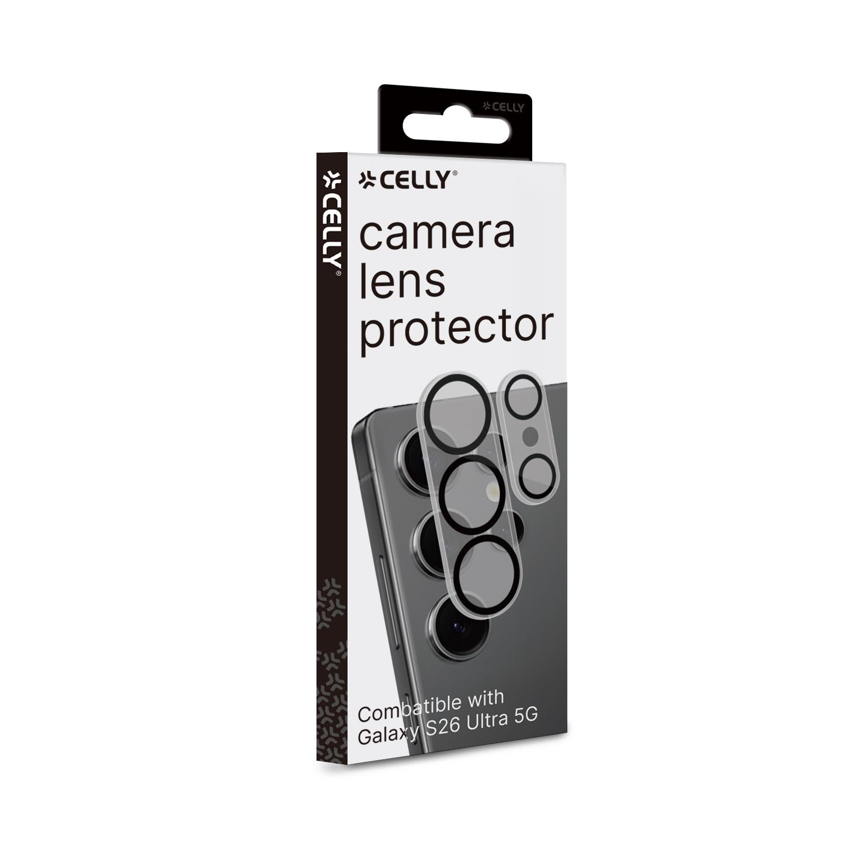 Celly CAMERALENS 9H Glass Rear Camera Lens Compatible with Samsung Galaxy S26 Ultra 5G