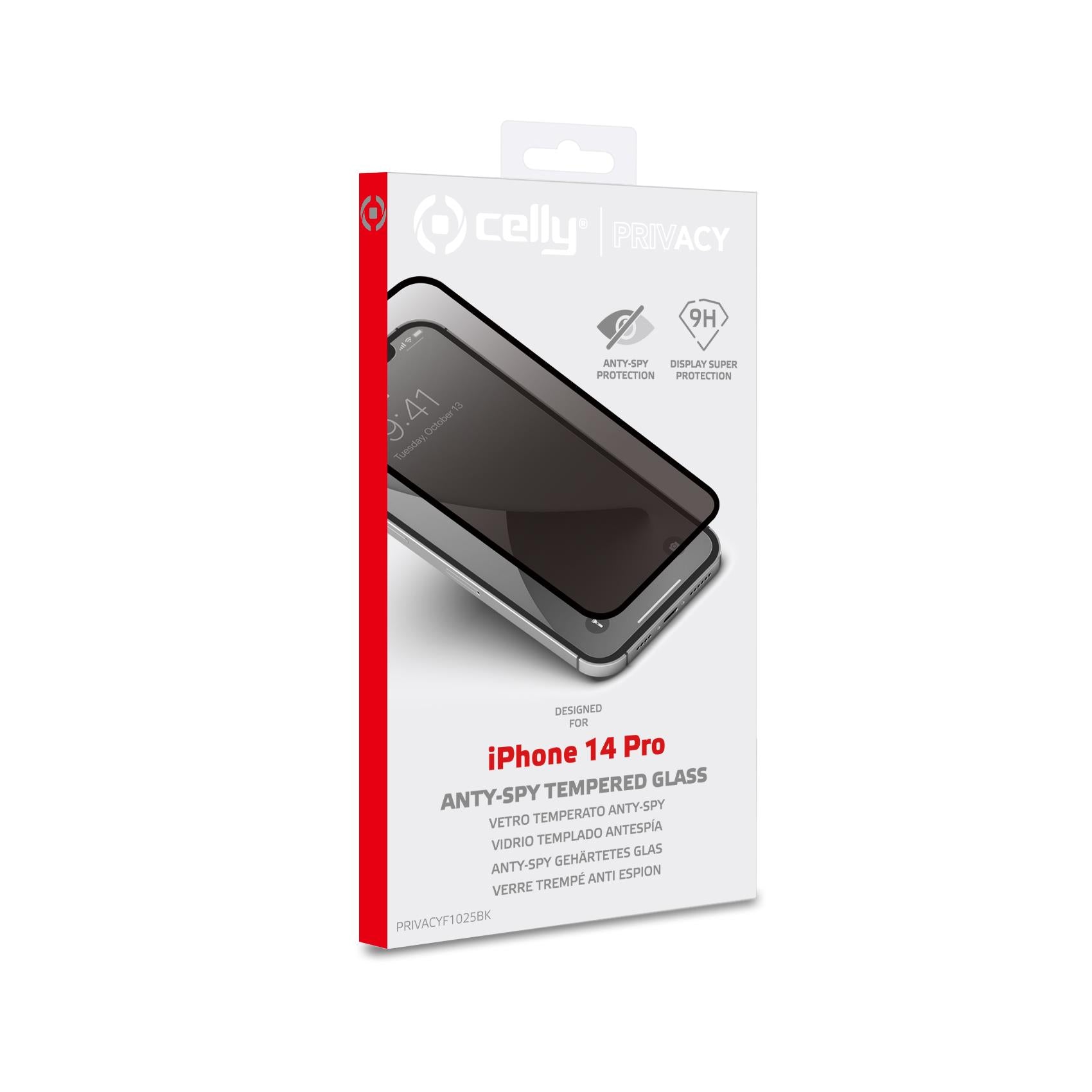 Celly PRIVACY FULL IPHONE 14 PRO BLACK