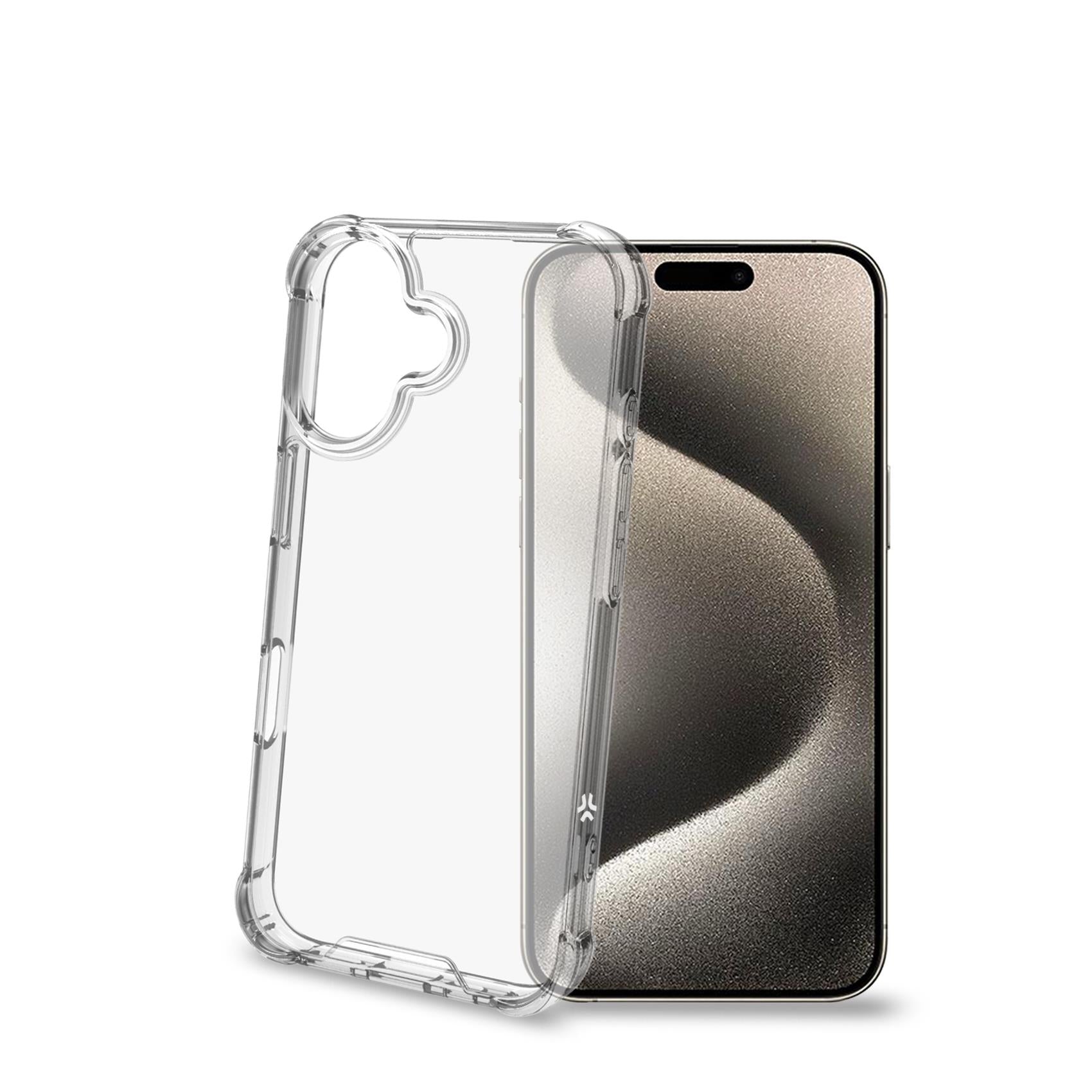 Celly ARMOR1080WH iPhone 16 Plus Case Transparent