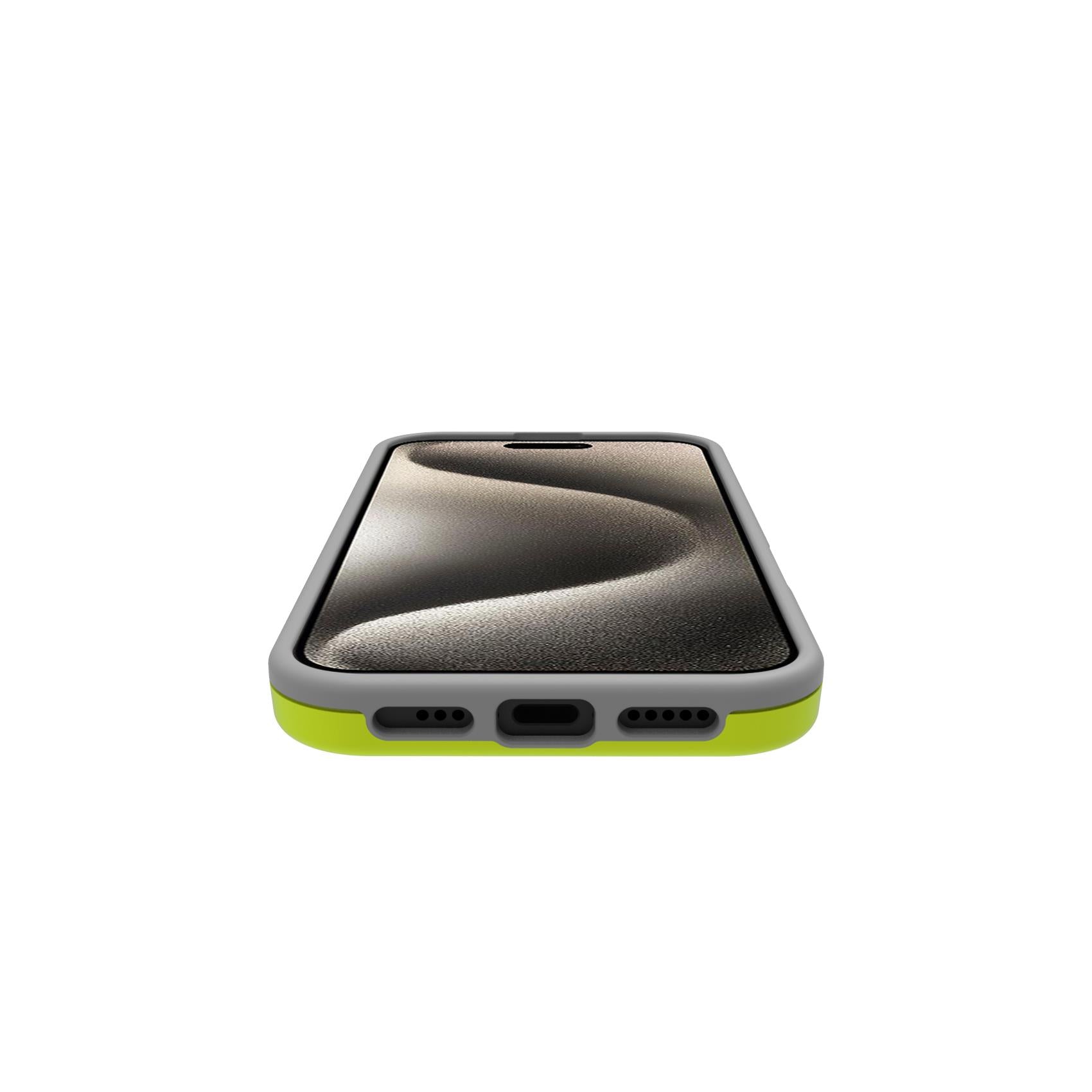 Celly BUMPER iPhone 16 White/ LimeGreen