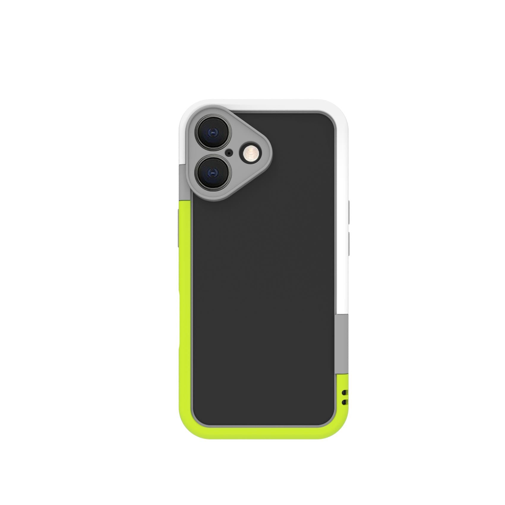 Celly BUMPER iPhone 16 White/ LimeGreen