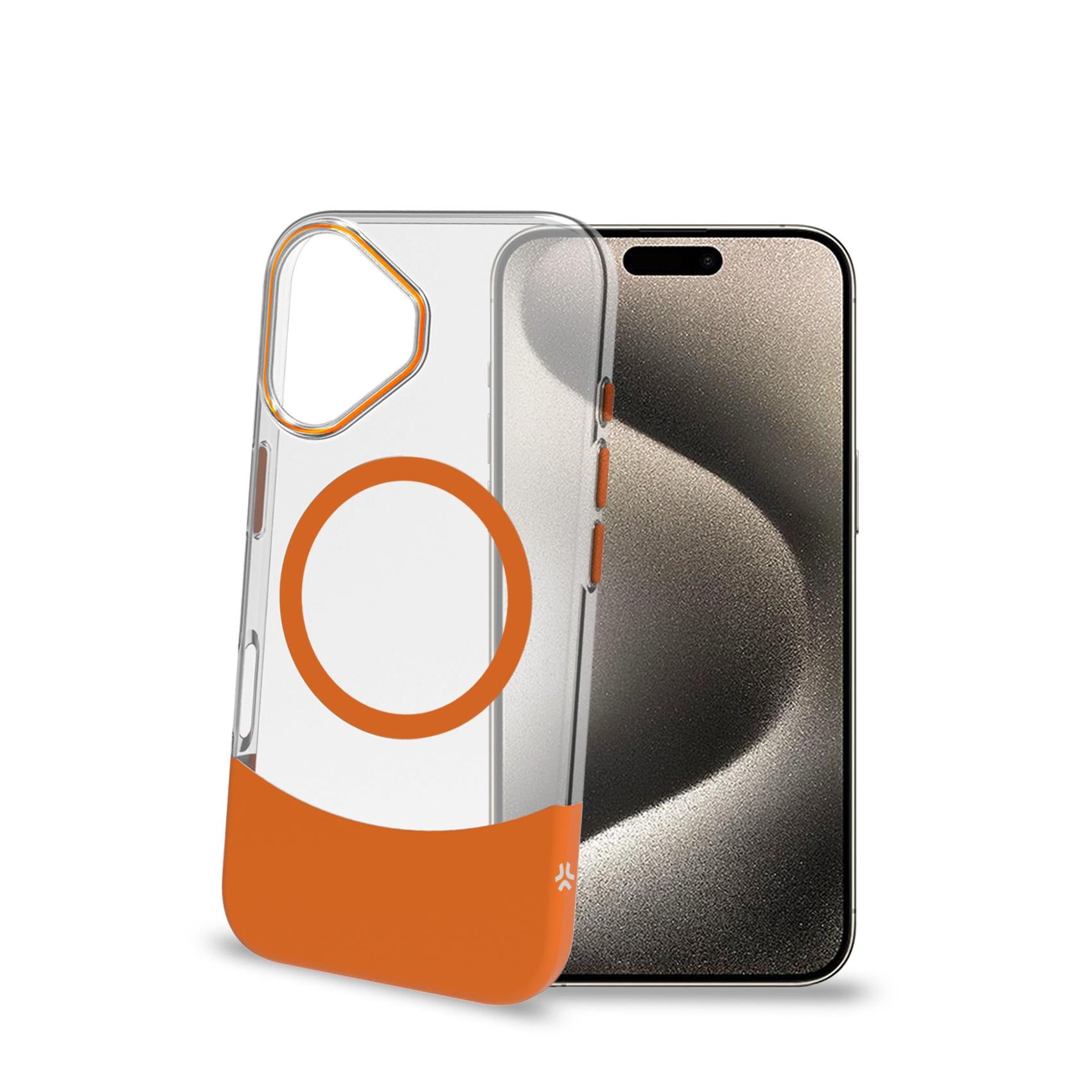 Celly MAGDUAL - Apple iPhone 16 case orange