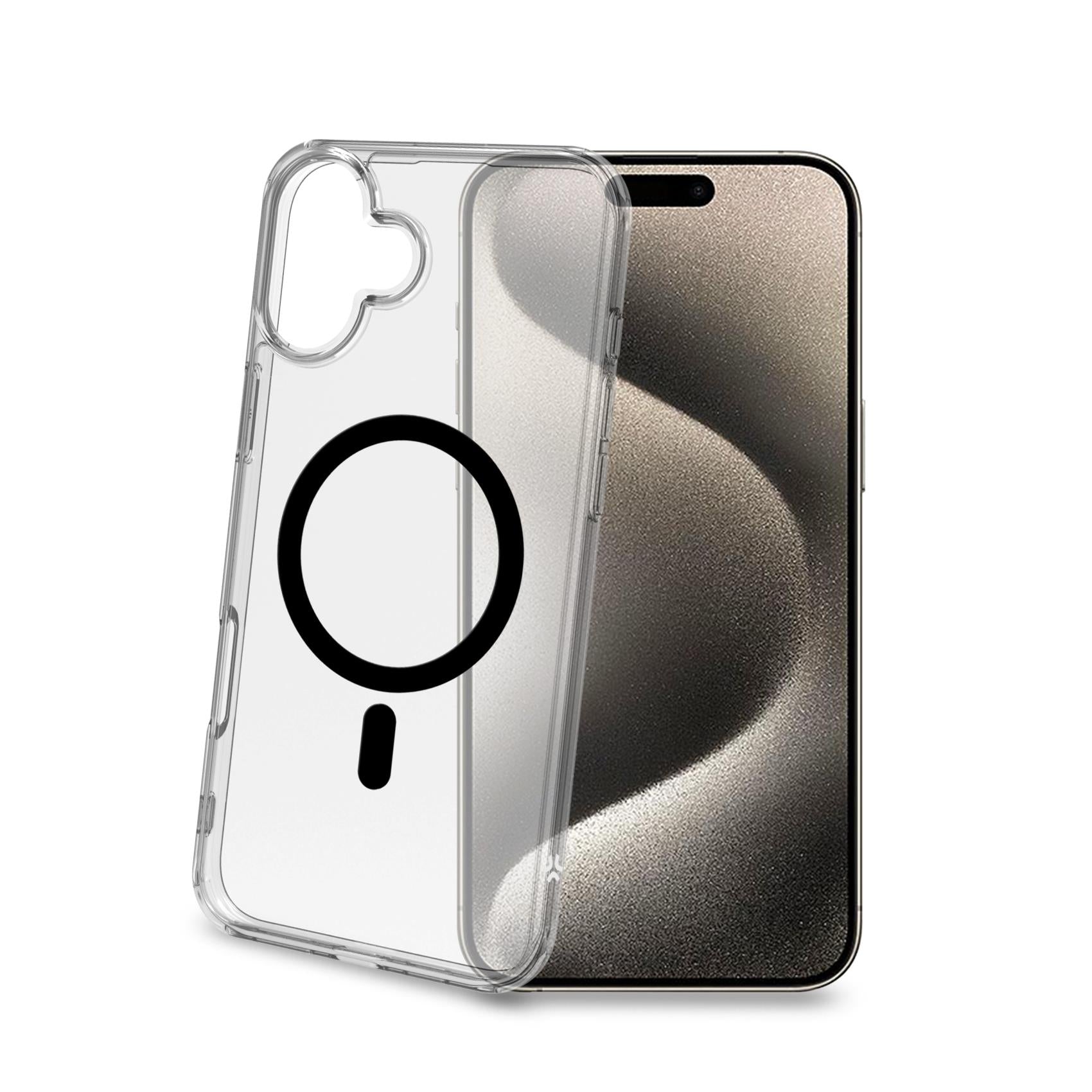 Celly GELSKINMAG - Apple iPhone 16 Plus BK Case