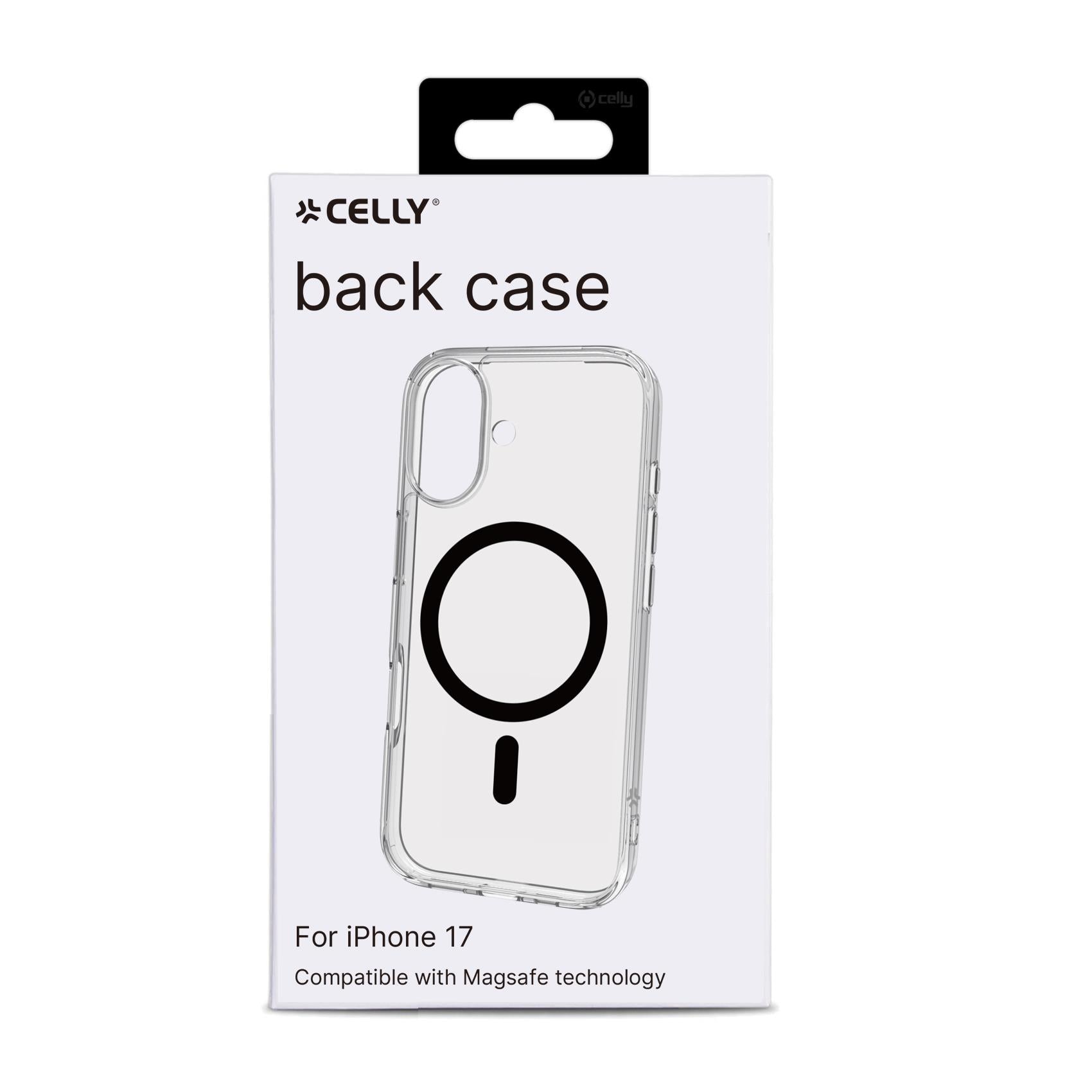 Celly GELSKINMAG iPhone 17 Case Black