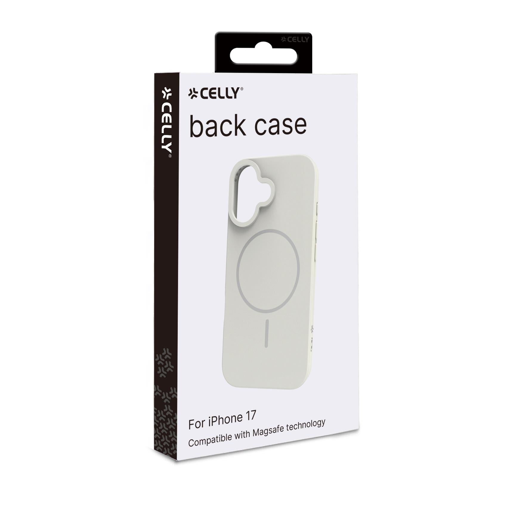 Celly MAGSLIM iPhone 17 White MagSafe Case