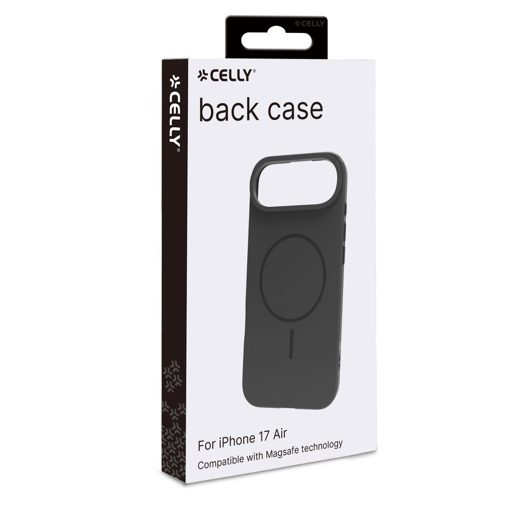 Celly MAGSLIM iPhone 17 Air Black MagSafe Case