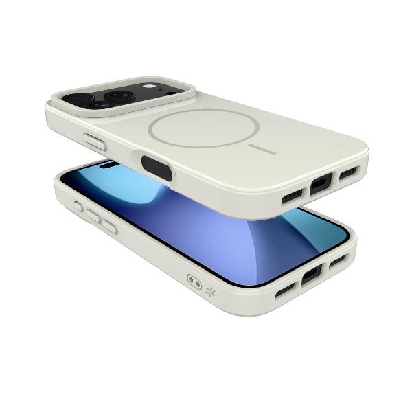Celly MAGSLIM iPhone 17 Pro White MagSafe Case