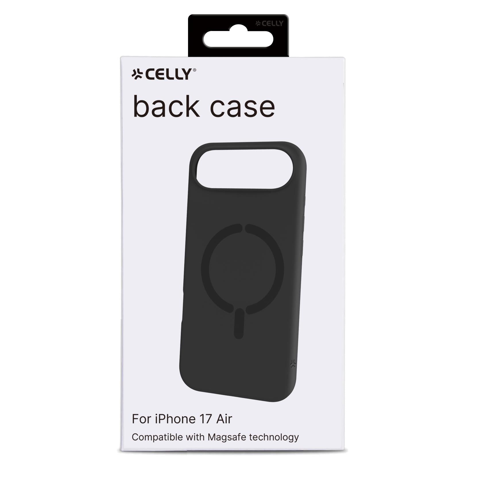 Celly FEELINGMAG iPhone 17 Air Black MagSafe Case