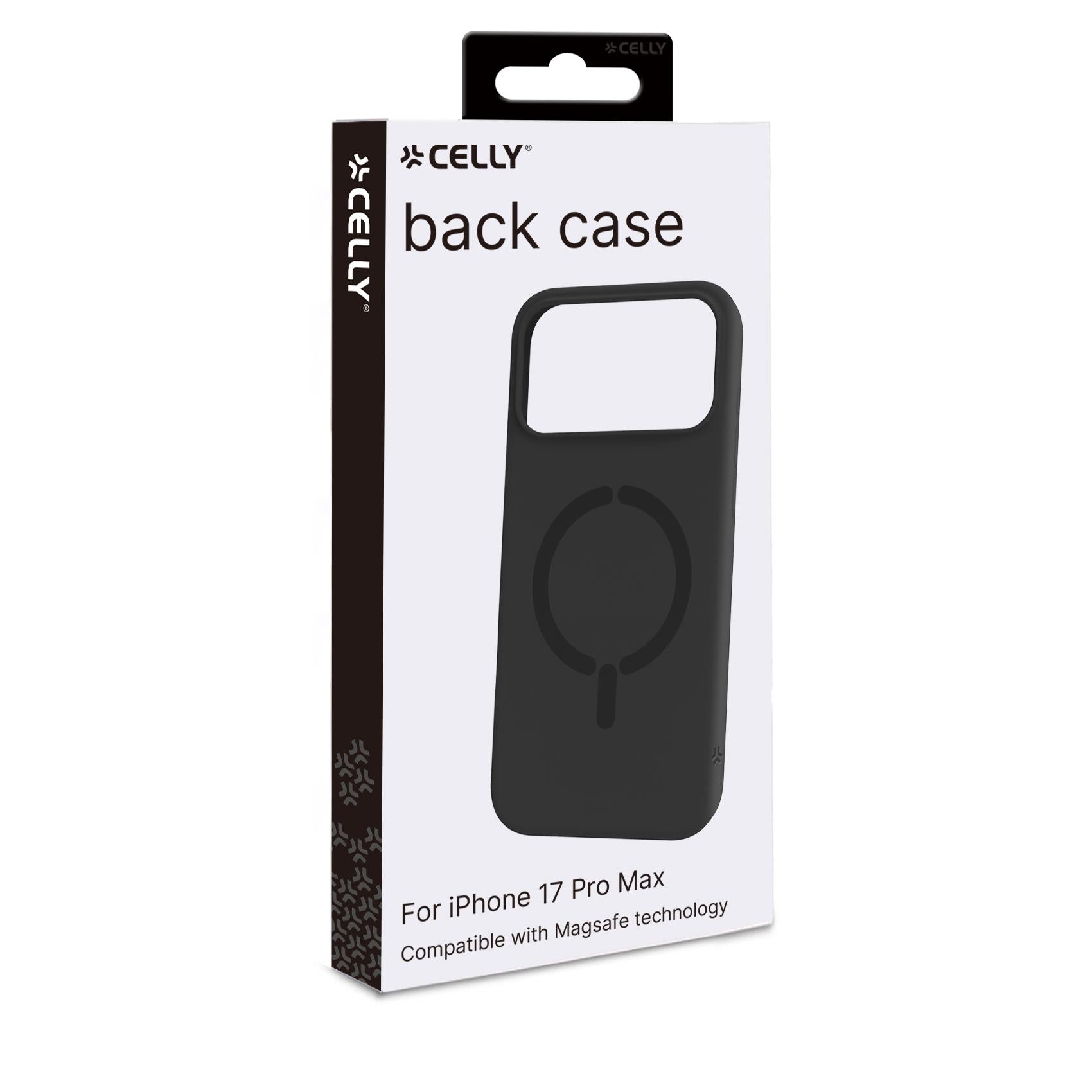 Celly FEELINGMAG iPhone 17 Pro Max Black MagSafe Case