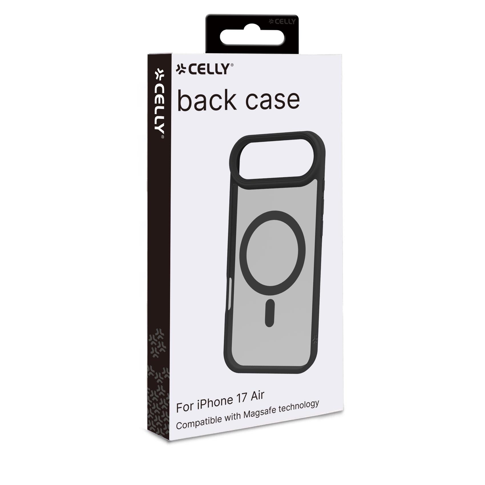 Celly MAGMATT iPhone 17 Air Black MagSafe Case