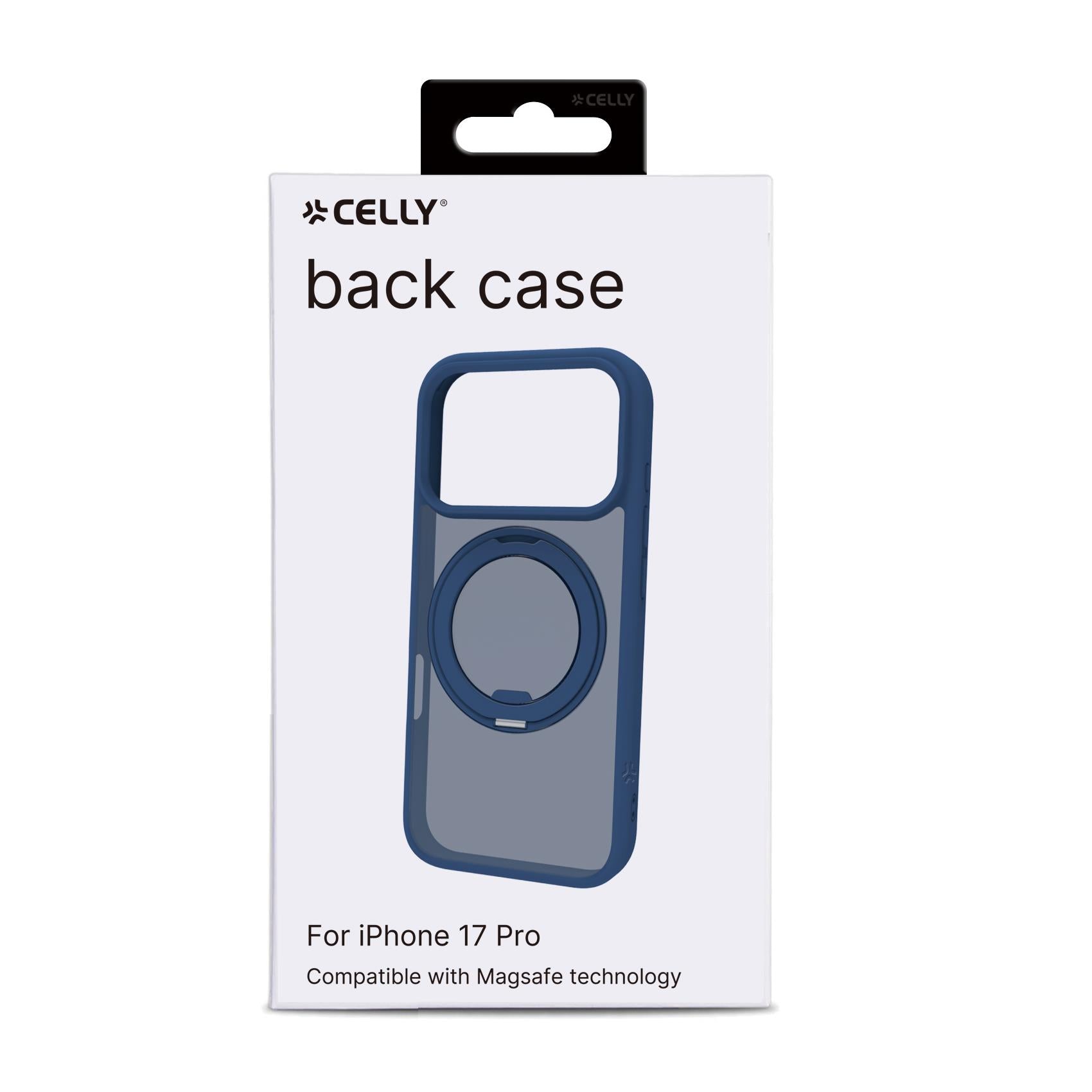 Celly MAGSTAND iPhone 17 Pro Blue MagSafe Case