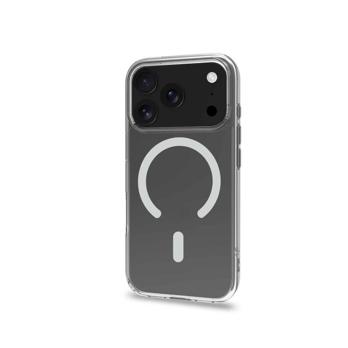 Celly GELSKINMAG iPhone 18 Pro / 17 Pro Case Silver Transparent
