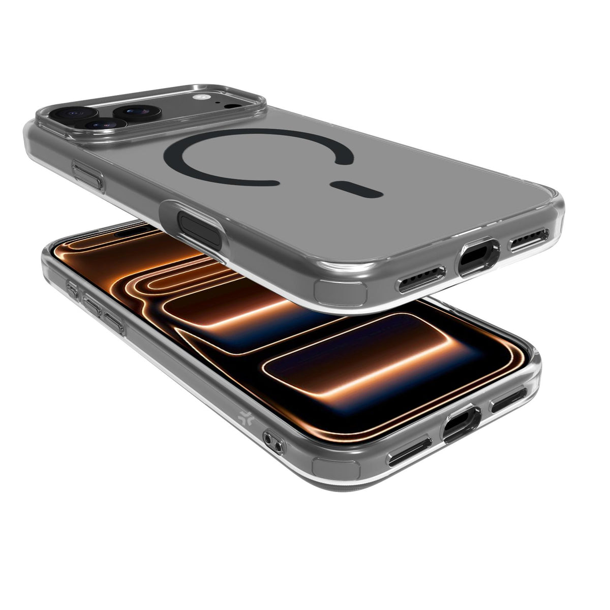 Celly GELSKINMAG iPhone 18 Pro Max / 17 Pro Max Case DarkGrey Transparent