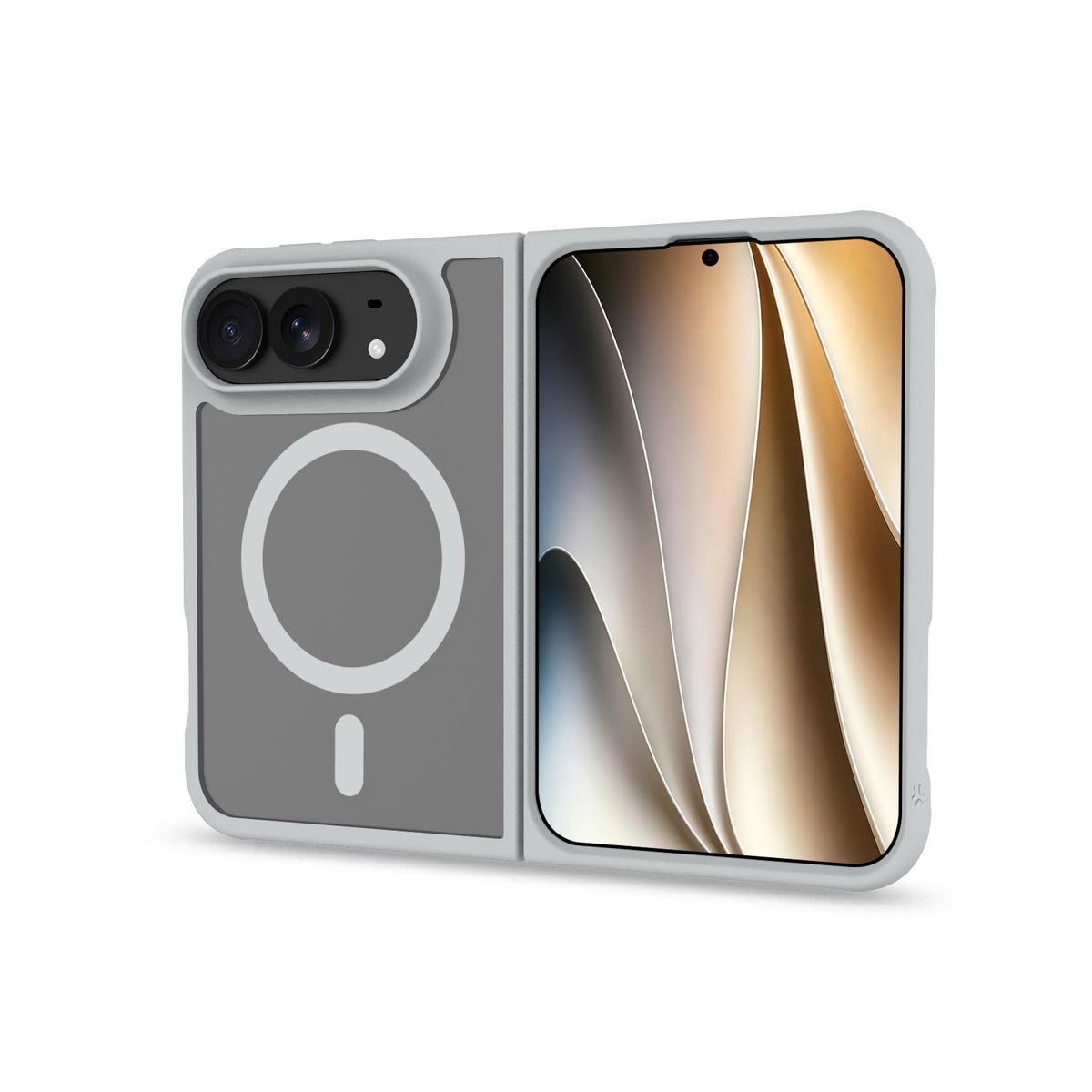 Celly MAGMATT1202 iPhone Duo Case Silver