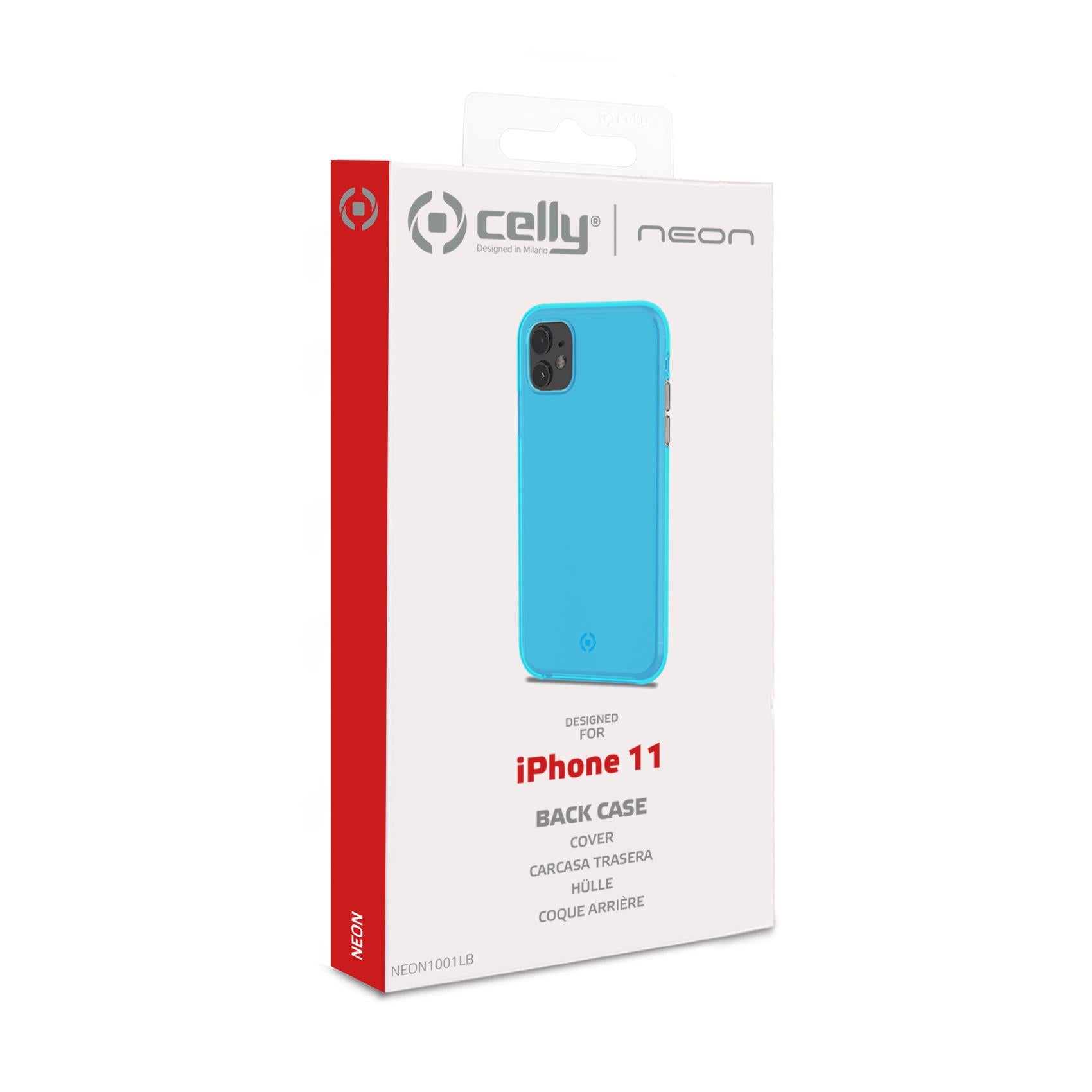 Celly NEON IPHONE 11 LIGHT BLUE