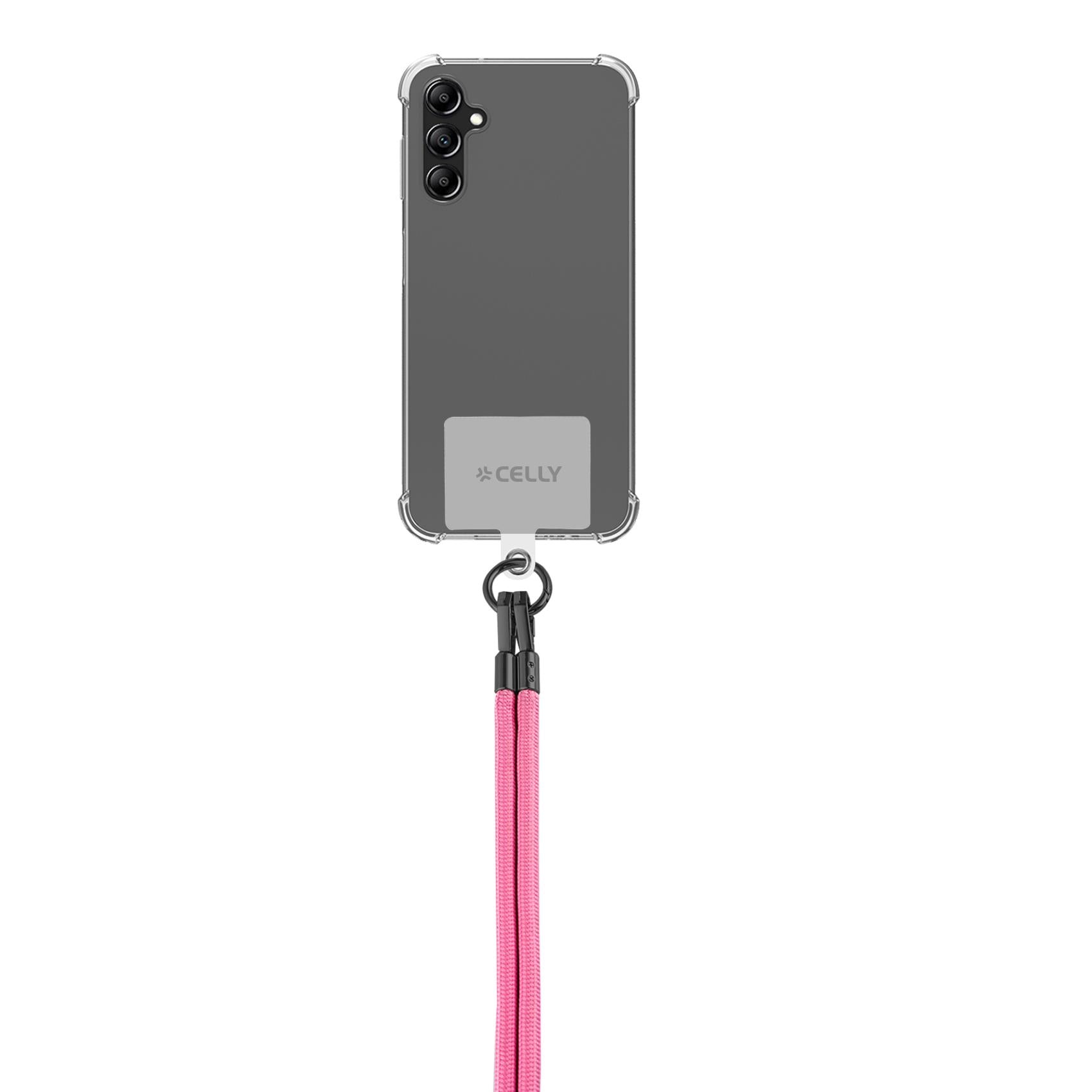 Celly FREEDOM LACET - Smartphone Neck Chain Pink