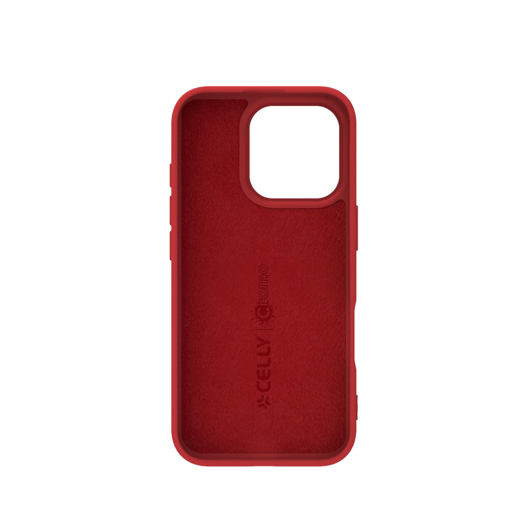 Celly CROMO iPhone 16 Pro Case Red