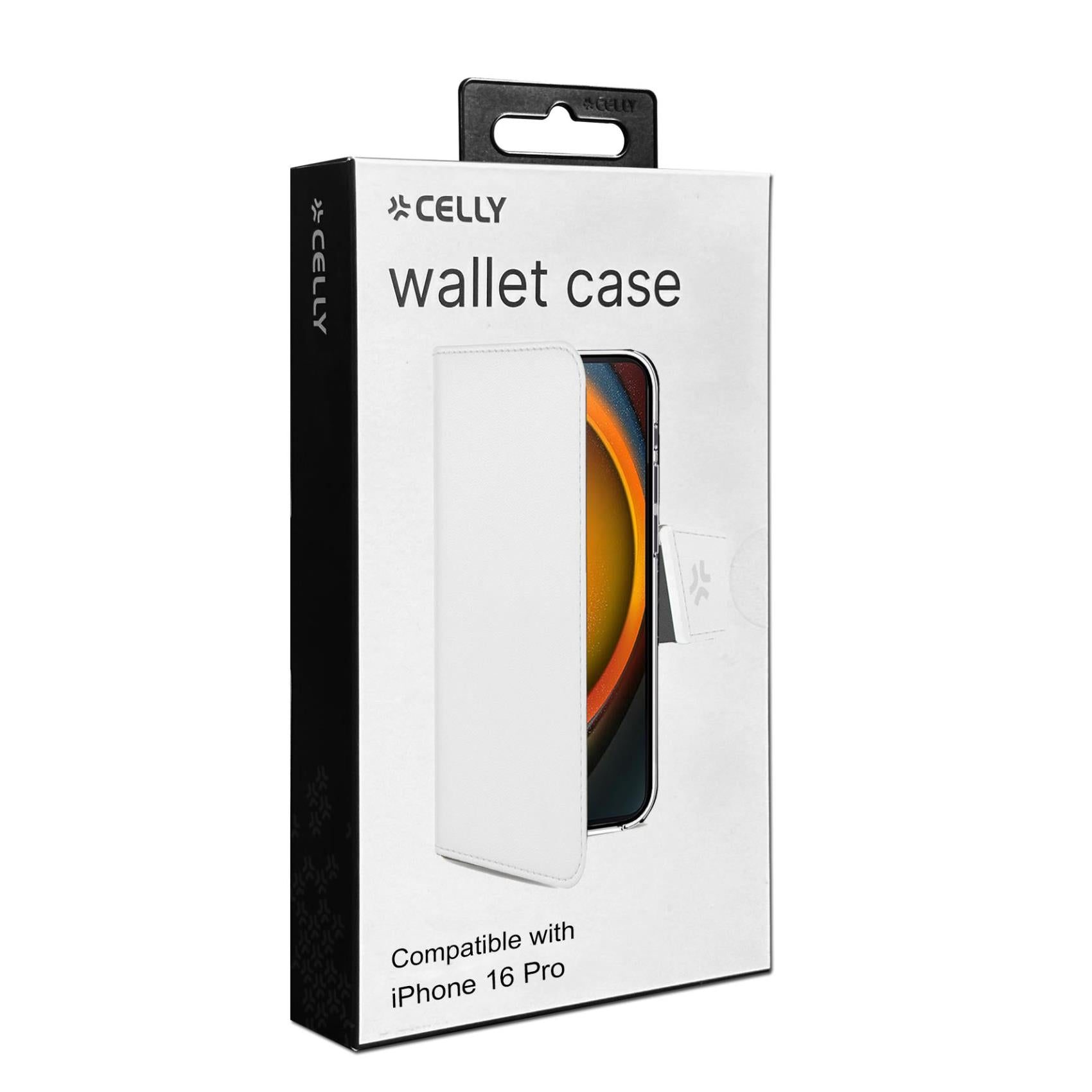 Celly WALLY1079WH Case for iPhone 16 pro