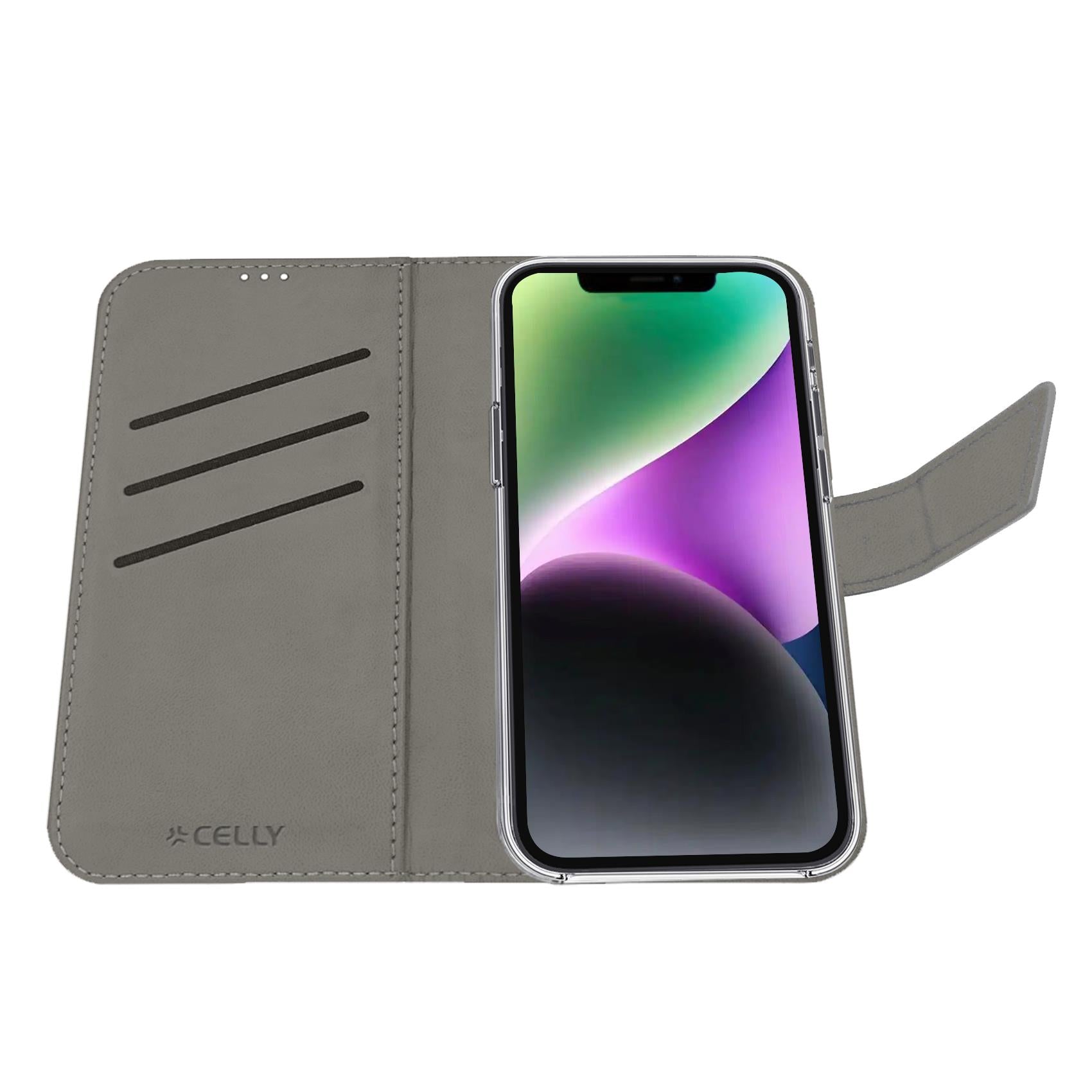 Celly WALLY1123 Case iPhone 16E Black